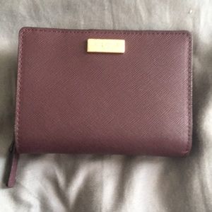 Purple Kate spade wallet